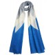 Mehrunnisa Handcrafted Blue Tie & Die Pure Cashmere Pashmina Wool Stole Wrap – Unisex (GAR2241)
