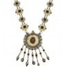Mehrunnisa Original Afghani Tribal Vintage Long Turkmen Necklace (JWL2062)