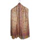 Mehrunnisa Ethnic Kani Silk Wool Shawl Wrap From Kashmir (GAR2168)