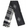 Mehrunnisa Traditional Handwoven Embroidered Woolen Stole from Gujarat (GAR2651)