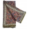 Mehrunnisa BAGRU Chiffon Saree With Blouse Piece From Jaipur (GAR2648, Maroon)