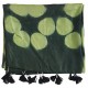 Mehrunnisa Women Clamp Dyed Tussar Silk Stole from Kutch (GAR2640, Black)
