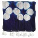 Mehrunnisa Women Clamp Dyed Tussar Silk Stole from Kutch (GAR2637, Indigo)