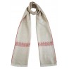 Mehrunnisa Unisex Pure Pashmina Wool Stole Wrap With Hand Embroidery (GAR2632, Beige)