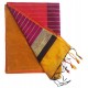 Mehrunnisa Handloom Cotton Silk SAREE With Blouse Piece From West Bengal (GAR2592, Yellow & Magenta)