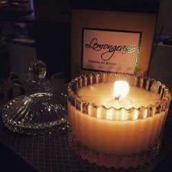 Beeswax Candle Lemongrass