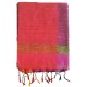 Mehrunnisa Handloom High Quality Cotton Silk SAREE With Blouse Piece From West Bengal (GAR2590,Pink & Black)