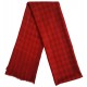 Mehrunnisa Handcrafted Pure Cashmere Pashmina Wool Check Stole Wrap – Unisex (GAR2125,Red)
