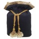 Mehrunnisa Black Hand Embroidered Zari Potli Bag (BAG2689)