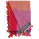 Mehrunnisa Handloom Pure Cotton SAREES With Blouse Piece From Bengal (Orange, GAR2702)