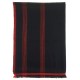 Mehrunnisa Handcrafted Pure Cashmere Pashmina Wool Stole Wrap – Unisex (Black, GAR2620)
