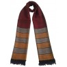 Mehrunnisa Handcrafted Premium Pure Wool Stole – Unisex (GAR2628, Maroon)