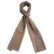Mehrunnisa Handcrafted Jacquard Pure Pashmina Wool Muffler/Scarf Wrap – Unisex (GAR2605, Brown)