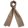 Mehrunnisa Handcrafted Jacquard Pure Pashmina Wool Muffler/Scarf Wrap – Unisex (GAR2605, Brown)