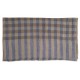 Mehrunnisa Handcrafted Pure Pashmina Cashmere Wool Check Muffler/Scarf Wrap – Unisex (GAR2601, Beige & Blue)