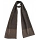 Mehrunnisa Handcrafted Pure Pashmina Cashmere Wool Check Muffler/Scarf Wrap – Unisex (GAR2600, Beige & Brown)