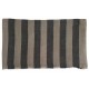 Mehrunnisa Handcrafted Pure Pashmina Cashmere Wool Big Stripes Muffler/Scarf Wrap – Unisex (GAR2597, Beige & Black)