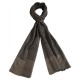 Mehrunnisa Handcrafted Pure Pashmina Cashmere Wool Check Muffler/Scarf Wrap – Unisex (GAR2596, Beige & Black)