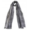 Mehrunnisa Bohemian Scarf - Unisex (GAR2728 , White)