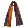 Mehrunnisa Bohemian Scarf - Unisex (GAR2727 , Blue)