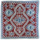Mehrunnisa (16”X16”) Exclusive Hand Embroidered Crewel Work Cushion Cover from Kashmir (HOM2524)