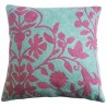 Mehrunnisa (12"X12") Kashmir Hand Embroidered Crewel Work Cushion Cover (HOM2510)