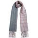 Mehrunnisa Double Sided Plaid Woolen Long Scarf / Muffler – Unisex (Pink ,GAR2201)