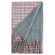 Mehrunnisa Double Sided Plaid Woolen Long Scarf / Muffler – Unisex (Pink ,GAR2201)