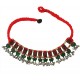 Mehrunnisa Afghani Tribal Choker Necklace for Women (JWL2776, Red)
