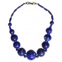 Mehrunnisa Afghanistan Ethnic Lapis Lazuli Necklace ( B, JWL2789)