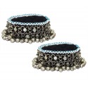 Mehrunnisa Traditional Afghani (Set of 2) Ghungroo Payal/Anklets for Girls/Women (JWL2796)