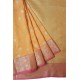 Mehrunnisa Assam Silk Butti SAREE With Copper Zari (Orange, GAR2819)