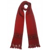 Mehrunnisa Handcrafted Premium Pure Wool Kullu Stole – Unisex (Red)