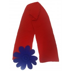 Mehrunnisa Handmade Knit Floral Scarf For Girls & Women (GAR2886)