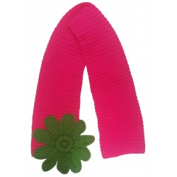 Mehrunnisa Handmade Knit Floral Scarf For Girls & Women (GAR2888)