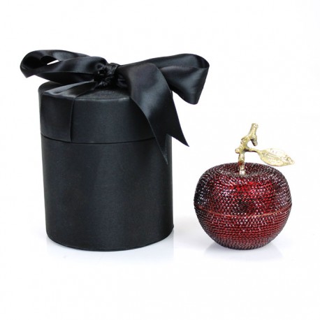 Red Poison Apple Candle with Crystallized SwarovskiÂ» Elements