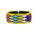 Zulu Beaded Bracelet - Yellow