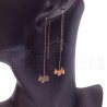 14 Karat Gold Motif Earrings