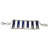 Afghani contemporary Lapis Lazuli Silver Bracelet 