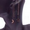 14 Karat Gold Motif Earrings