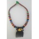 Ethnic Multicolor Wooden Necklace