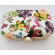 Floral Quilted Box Clutch Day & Evening Bag