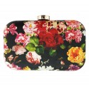 Floral Quilted Box Clutch Day & Evening Bag