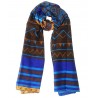 Mehrunnisa Check Design Pure Wool Cashmere Stole Wrap - Unisex (GAR1923)
