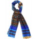 Mehrunnisa Check Design Pure Wool Cashmere Stole Wrap - Unisex (GAR1923)
