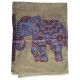 Mehrunnisa Elephant Design Pure Wool Cashmere Stole Wrap - Unisex (GAR1960)