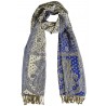 Mehrunnisa Reversible Double Sided Woolen Stole / Large Scarf Wrap – Unisex (GAR2041)