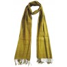 Mehrunnisa Ahimsa / Peace / Eri Silk Stole / Large Scarf Wrap In Organic Colors (GAR2048)