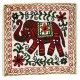 Mehrunnisa Exclusive Rajasthani Multi-Colour Thread Work Cushion Cover (HOM2019)