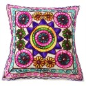 Mehrunnisa Exclusive Rajasthani Multi-Colour Thread Work Cushion Cover (HOM2023)